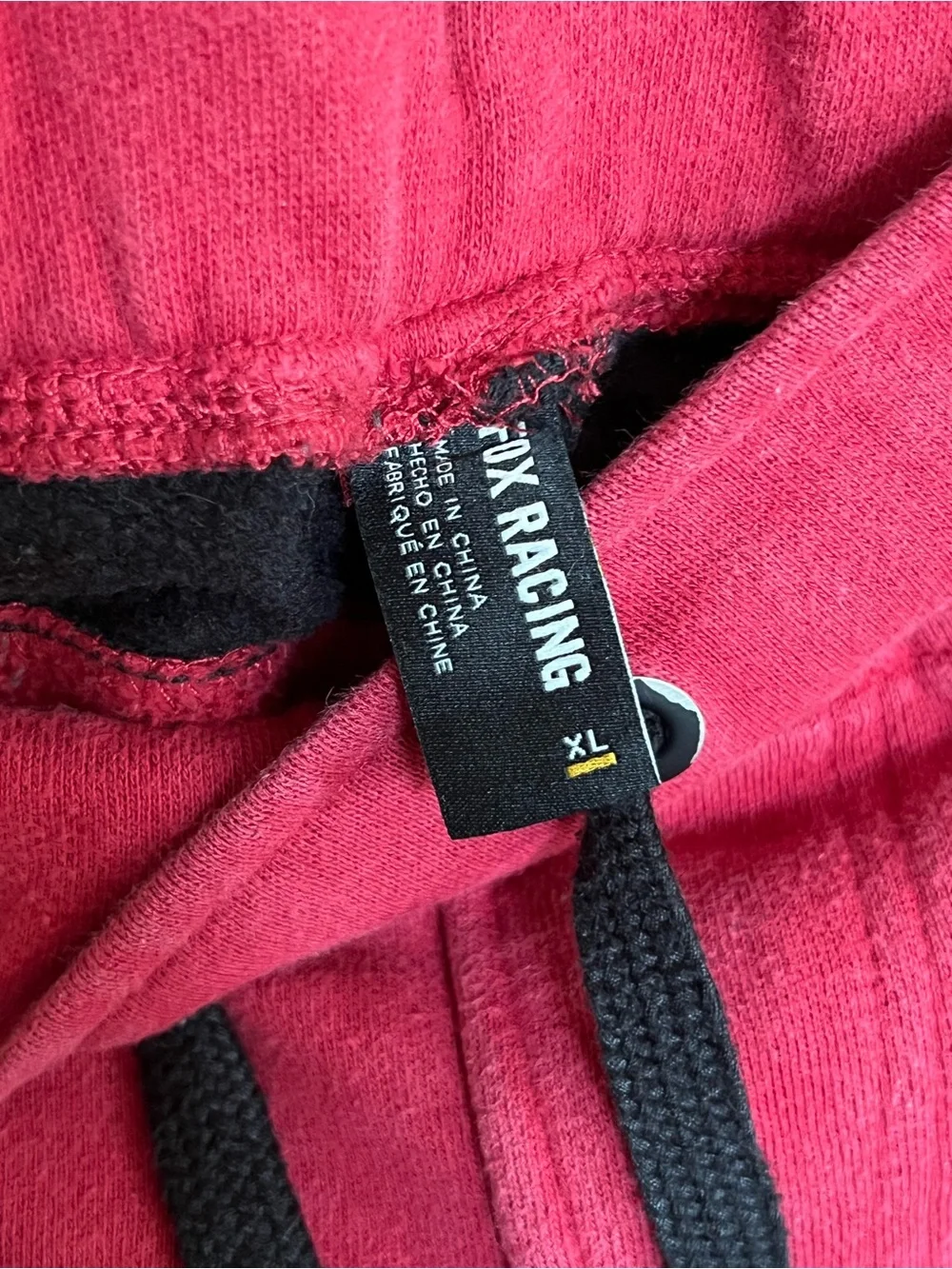 Fox Racing Lateral Moto Colorblock Fleece Joggers — Red, White & Black